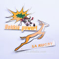 high quality gazelle design paper fridge magnets for decoration